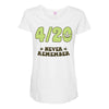 never remember Maternity Scoop Neck T-shirt