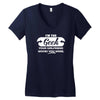 i'm the geek your girlfriend wishes you were Women's V-Neck T-Shirt