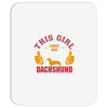 This Girl Loves Her Dachshund Mousepad