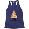 pizza lover's food pyramid Racerback Tank