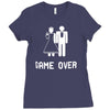 game over Ladies Fitted T-Shirt