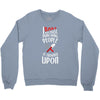 i bake because punching people is frowned upon Crewneck Sweatshirt