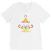 lite brite V-Neck Tee