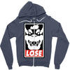 lose Zipper Hoodie