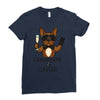 champagne and caviar Ladies Fitted T-Shirt
