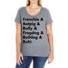 frenchies united Ladies Curvy T-Shirt
