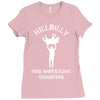 hog wrestling Ladies Fitted T-Shirt