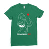 pregnant rex white and red color Ladies Fitted T-Shirt