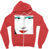 monalisa pop art Zipper Hoodie