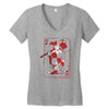 quinn of heart Women's V-Neck T-Shirt