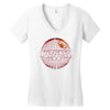 stranger moon Women's V-Neck T-Shirt