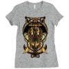 death pirate Ladies Fitted T-Shirt