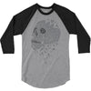 skull triangle 3/4 Sleeve Shirt