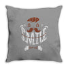 keep smile everyday Throw Pillow