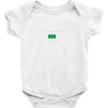 low battery introvert pun humor Baby Onesie