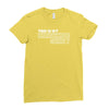 my drinking shirt funny Ladies Fitted T-Shirt