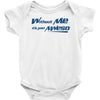 without me, its just aweso Baby Onesie