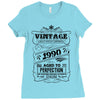 Vintage Aged To Perfection 1990 Ladies Fitted T-Shirt