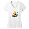 chaos and destruction Women's V-Neck T-Shirt