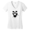 skull ghosts Women's V-Neck T-Shirt