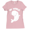 oh whale! Ladies Fitted T-Shirt