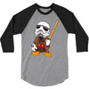 mickey jedi troopers 3/4 Sleeve Shirt