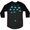 space invaders 3/4 Sleeve Shirt