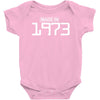 made in 1973 birthday celebration funny party Baby Onesie