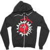 cherry bomb Zipper Hoodie