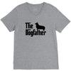 the dogfather pembroke welsh corgi V-Neck Tee