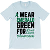 i wear emerald green for liver cancer awareness T-Shirt