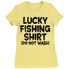 luck fishing Ladies Fitted T-Shirt