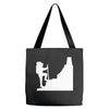 mountain hiker Tote Bags