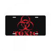 toxic biohazard License Plate