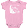 you cant control wind but Baby Onesie