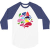 colorful art 3/4 Sleeve Shirt