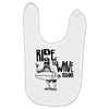 ride the wave california Baby Bibs