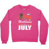 Halloween Kings Are Born In July Crewneck Sweatshirt