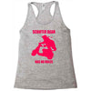 bear has no rules Racerback Tank