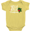 holly jolly christmas Baby Bodysuit