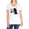 darth socks Ladies Curvy T-Shirt