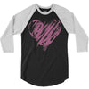 valentines day hearts 3/4 Sleeve Shirt