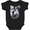 round neck dog wolf Baby Bodysuit