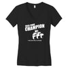 beer pong champion Women's V-Neck T-Shirt