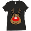 rudolph Ladies Fitted T-Shirt