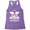 I Am Actually In A Very Commited Relationship Racerback Tank