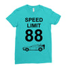 speed limit 88 Ladies Fitted T-Shirt