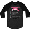 technician's wife 3/4 Sleeve Shirt