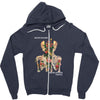 WE'RE BROKEN Zipper Hoodie