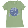 glib phrase Ladies Fitted T-Shirt